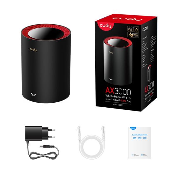 Wi-Fi როუტერი CUDY M3000(1-Pack)