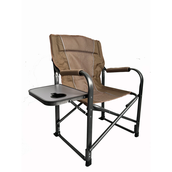 დასაკეცი სკამი CAMPING - ყავისფერი (120კგ)