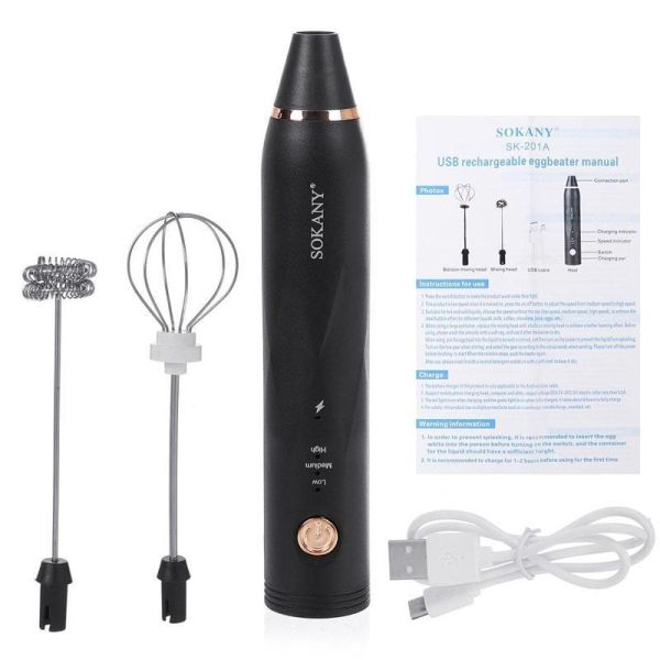 ხელის უსადენო მიქსერი SOKANY SK-201A