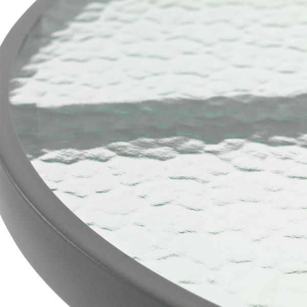 მაგიდა მრგვალი შუშის ზედაპრით BLOG (A2992)