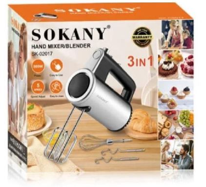 მიქსერი Sokany 02017 (800W)