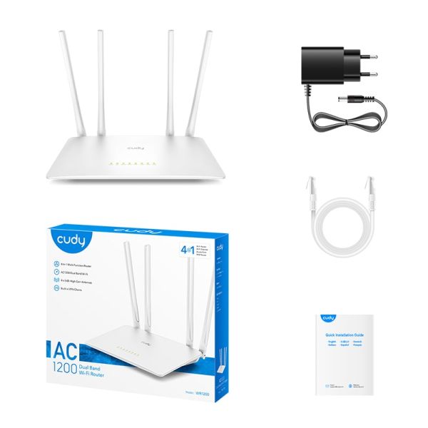 Wi-Fi როუტერი  CUDY WR1200