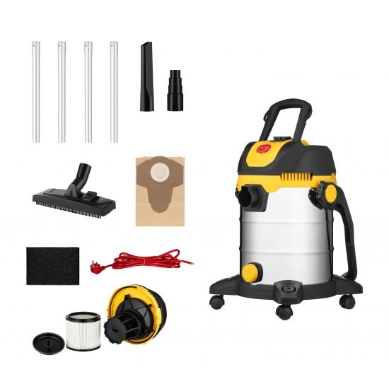 მტვერსასრუტი  2E Professional vacuum cleaner PowerClean 20S 1200W 17kPa 20L container 220V/2000W wet/dry cleaning air blower function IPX4 5.6kg
