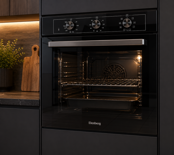 ჩასაშენებელი ღუმელი ELENBERG EBG-88MB BLACK