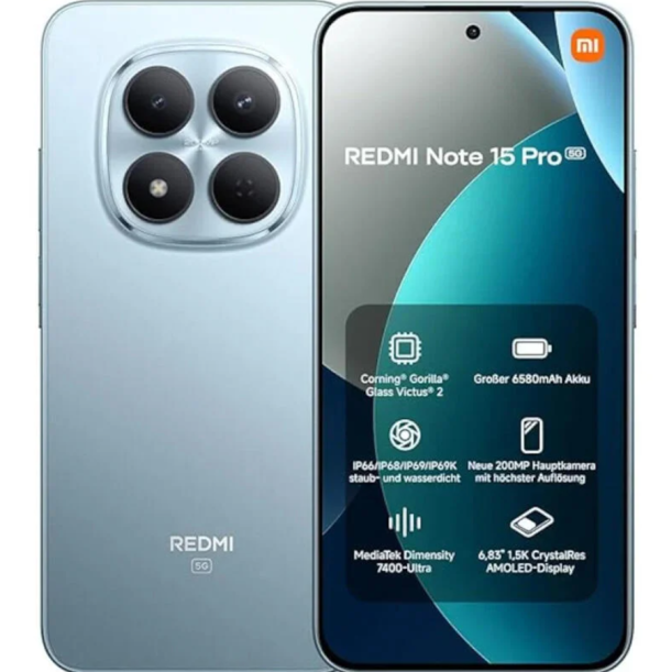 Xiaomi Redmi Note 15 Pro 8GB/256GB NFC - Glacier Blue