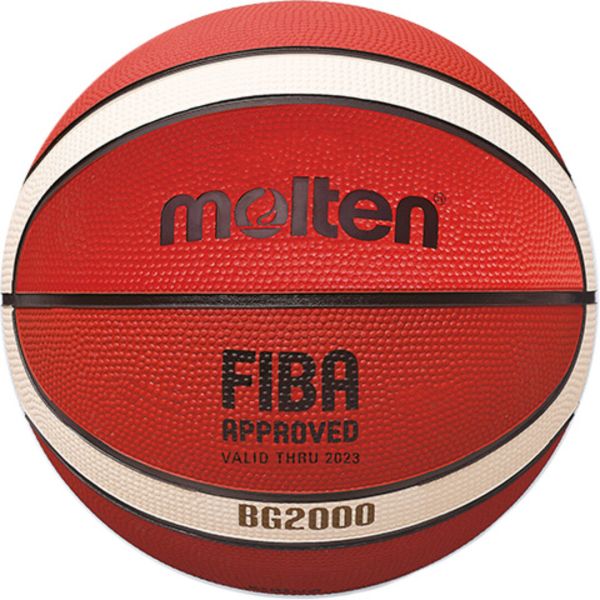 კალათბურთის ბურთი MOLTEN სავარჯიშო B6G2000 FIBA rubber 6 d.