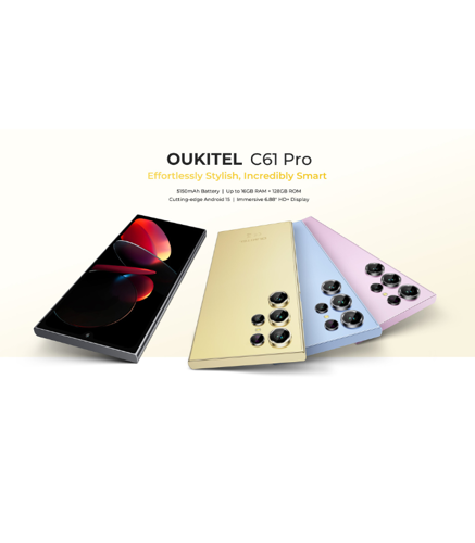 ტელეფონი Oukitel C61 pro Blue