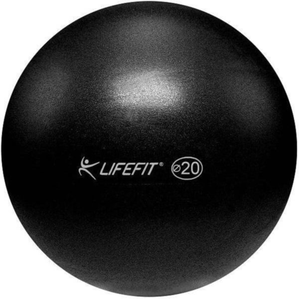 გიმნასტიკის ბურთი Overball LIFEFIT 20 cm, black, 531GYMO2021