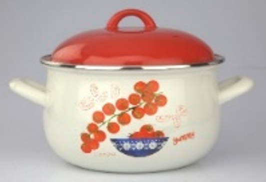 ემალის ქვაბების ნაკრები თავსახურით ARSHIA 31062 4467