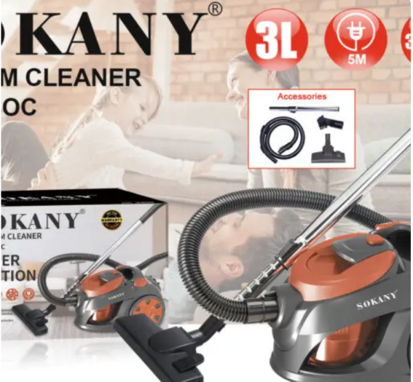 მტვერსასრუტი Sokany SK-3388 (კონტეინერით) 3300W